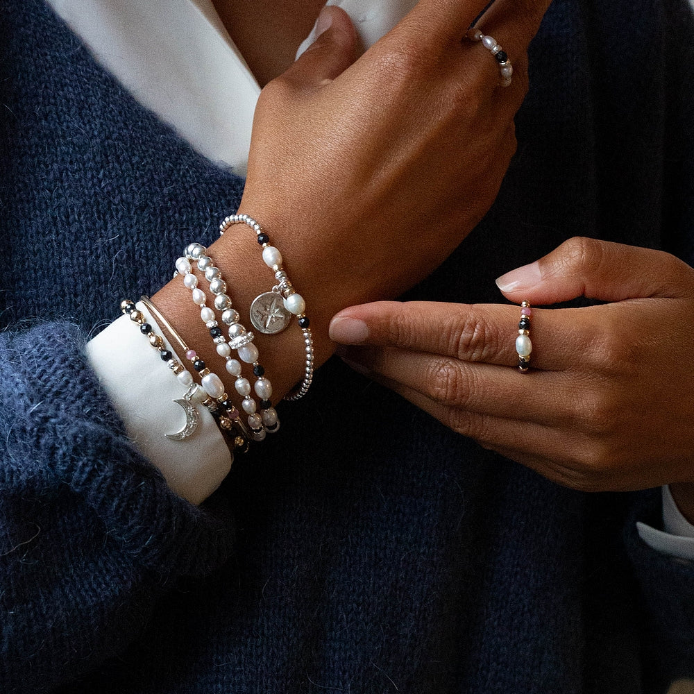14k gold, Tourmaline and Sapphire ring