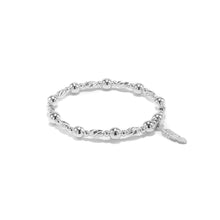Load image into Gallery viewer, Dazzling silver Feather girl&#39;s bracelet