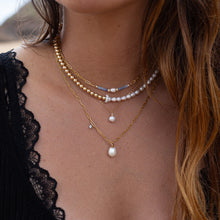 Load image into Gallery viewer, Luxury 14k Gold Filled Freshwater pearl choker necklace