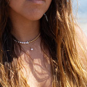 Luxury 14k Gold Filled Freshwater pearl choker necklace