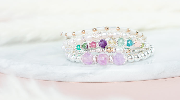 Gemstones stacking collection