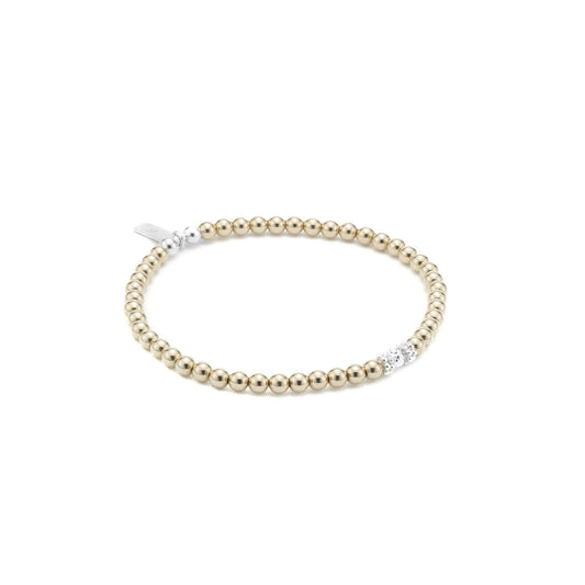 Solara bracelet with 14-karat gold