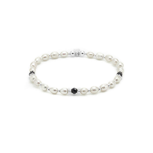 Classic Pearls & Sapphire bracelet