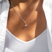 Load image into Gallery viewer, North Star 925 silver delicate necklace