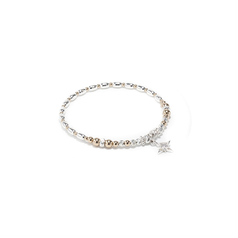 Mini Star silver girl's bracelet