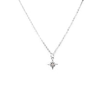 Load image into Gallery viewer, North Star 925 silver delicate necklace