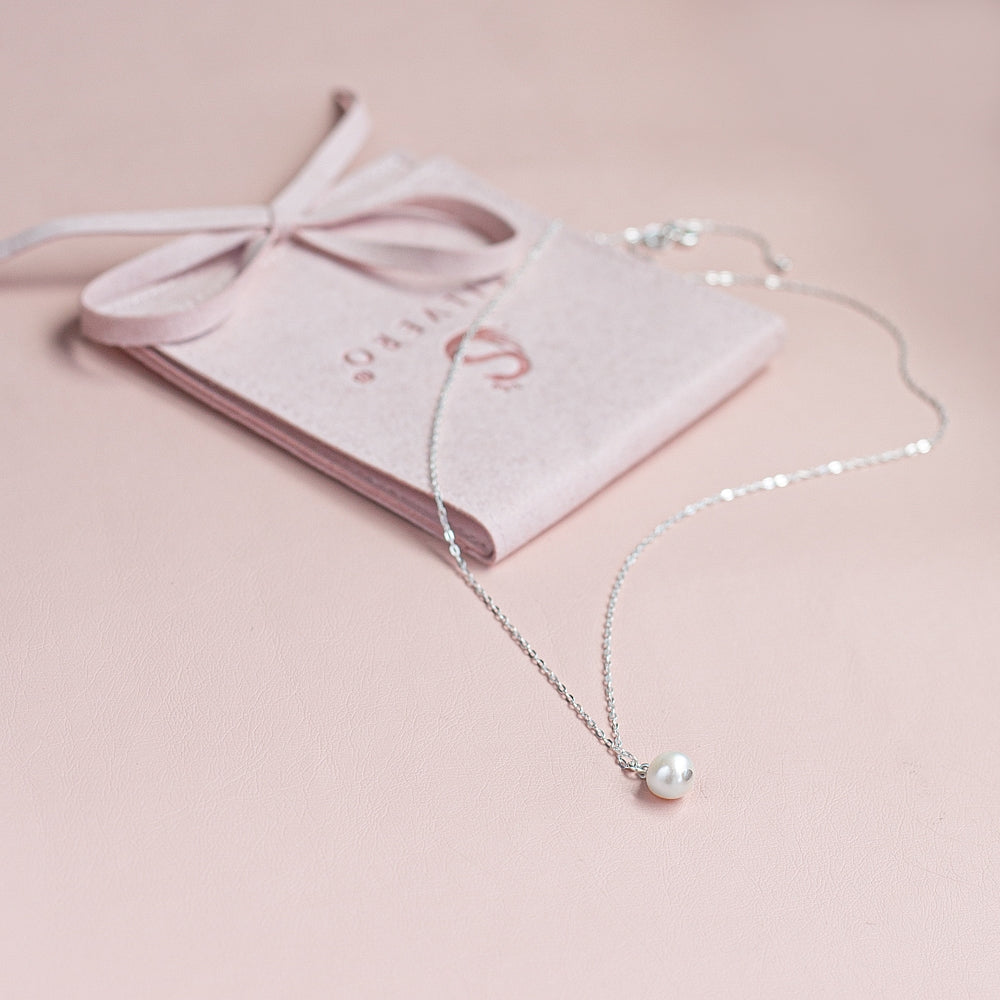 La Perla 925 sterling silver elegant necklace