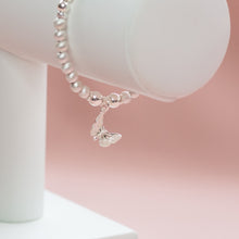 Load image into Gallery viewer, Romantic Butterfly bracelet with 925 sterling silver satin beads