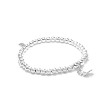 Load image into Gallery viewer, Romantic Butterfly bracelet with 925 sterling silver satin beads