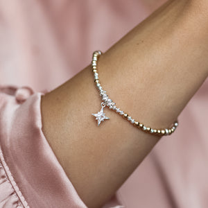 Aster stacking bracelet with Cubic Zirconia stone