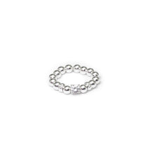 Load image into Gallery viewer, Grace stacking ring with Cubic Zirconia